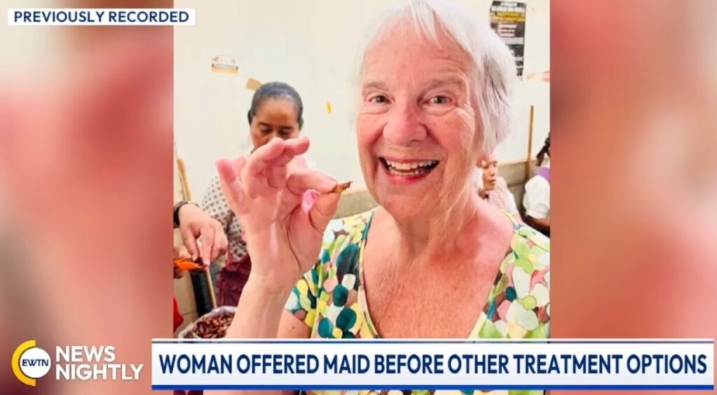 socorro canadense por dor nas costas (Foto: Reprodução/EWTN News Nightly )