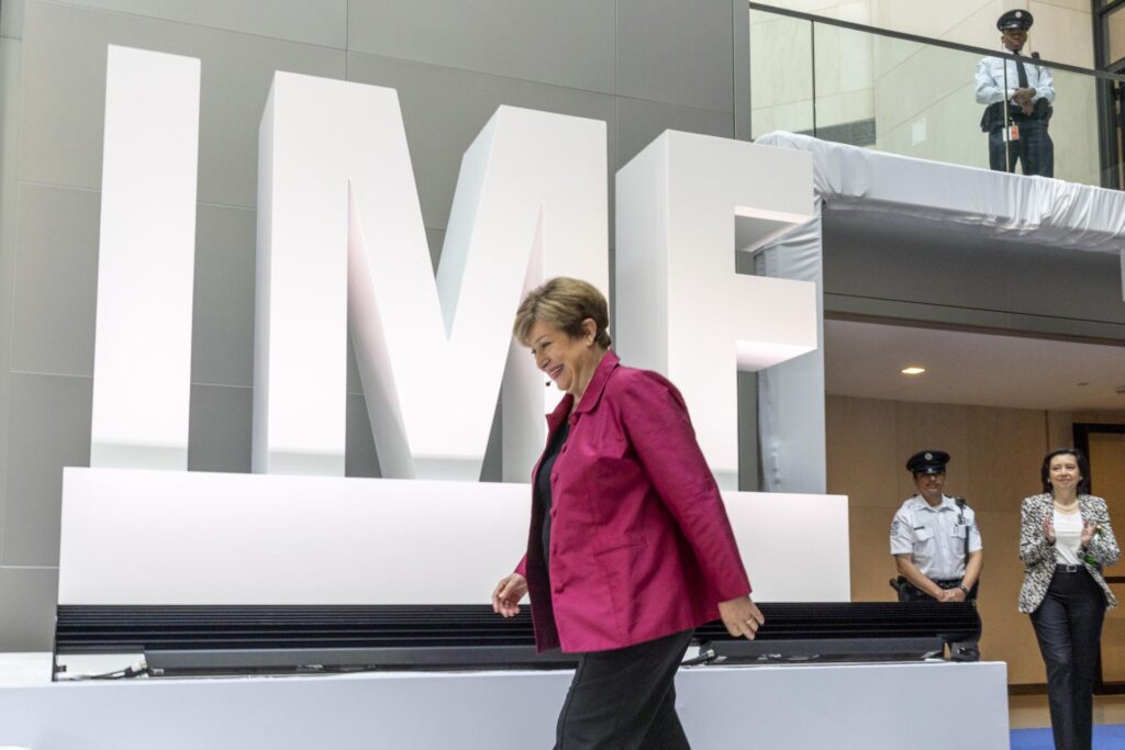 geral do FMI, Kristalina Georgieva (Foto: SHAWN THEW/EFE/EPA )