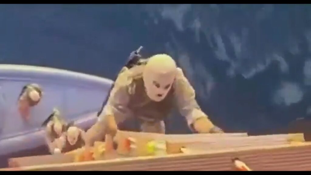 contêineres (Foto: Guarda Revolucionária Islâmica do Irã/Reprodução )