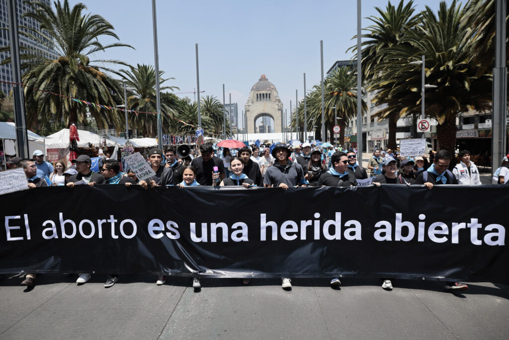 vida realiza marcha na capital do México (Foto: José Méndez/EFE )