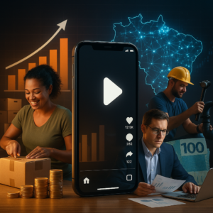 TikTok impacta mais de R$ 18 bilhões no PIB do Brasil