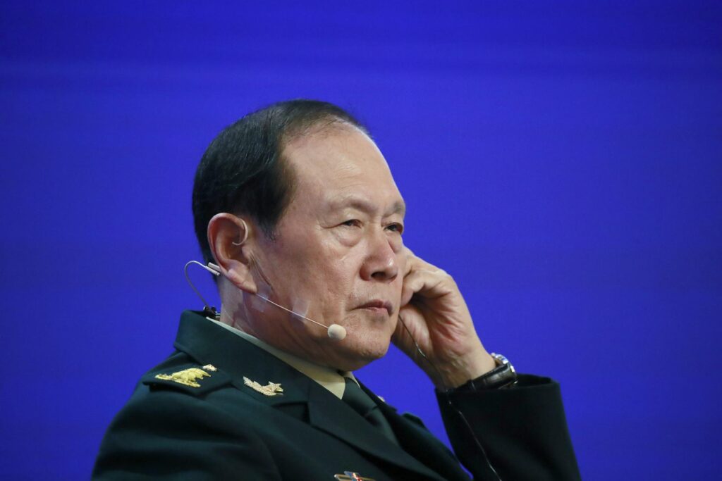 ministro da Defesa Wei Fenghe foi um dos condenados à morte com suspensão condicional da pena por dois anos (Foto: HOW HWEE YOUNG/EFE/EPA )
