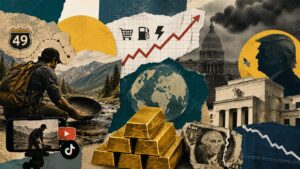 Corrida do ouro nos EUA: desconfiança econômica impulsiona busca por refúgio