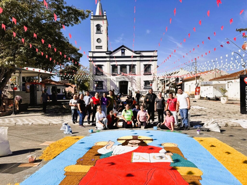 Celebração de Corpus Christi em Nazaré Paulista (Foto: Divulgação prefeitura)